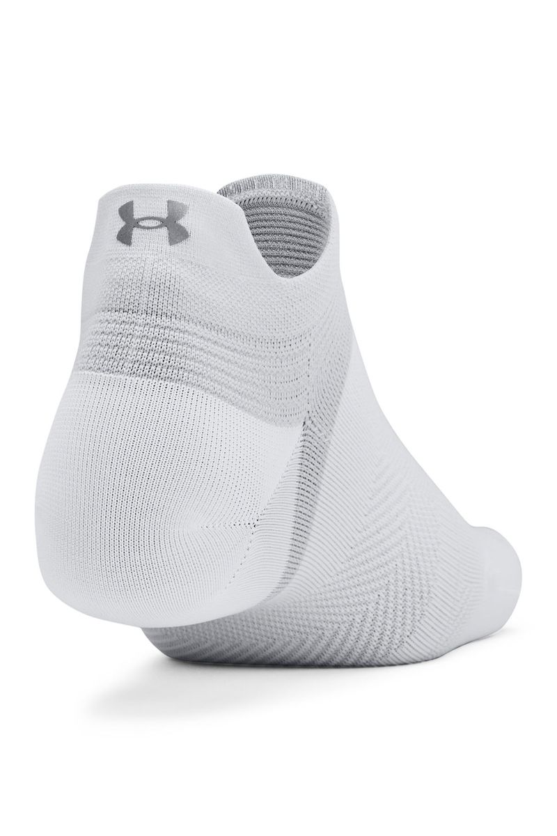 Calcetin-unisex-UA-armourdry®-run-lite-3-pack-no-show-blanco