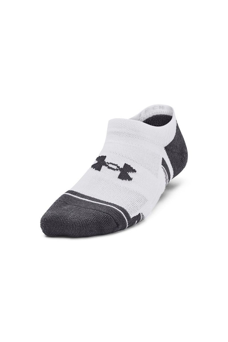 Calcetines-UA-performance-tech-3-pack-no-show-blanco