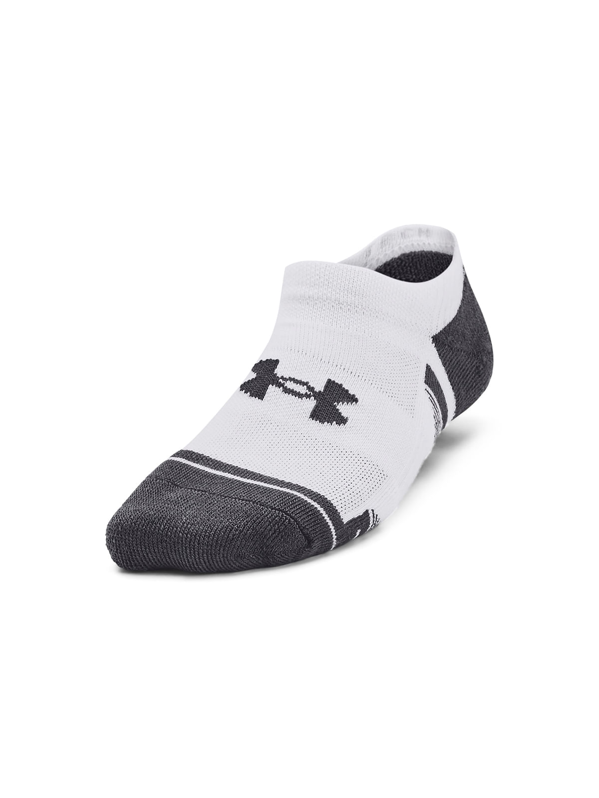Calcetines UA performance tech 3-pack no show blanco