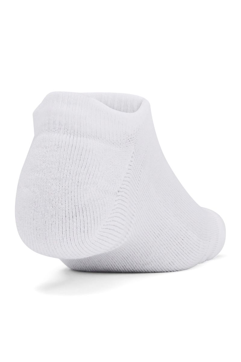 Calcetin-unisex-UA-essential-cushion-6-pack-no-show-blanco