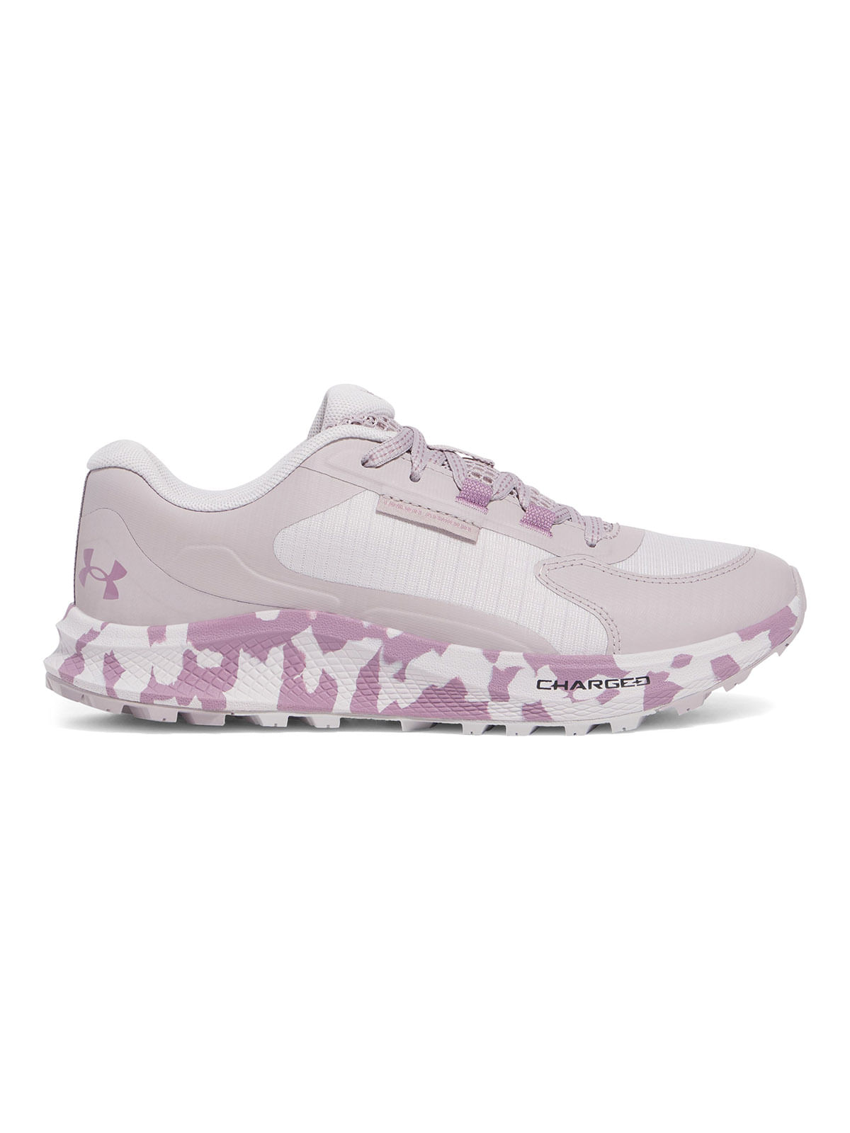Zapatillas de running UA bandit trail 3 gris para mujer