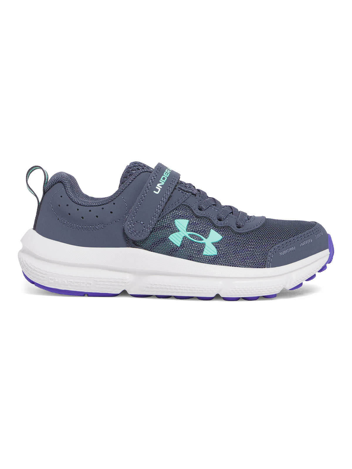 Zapatillas de running UA Assert 10 AC gris para niñas