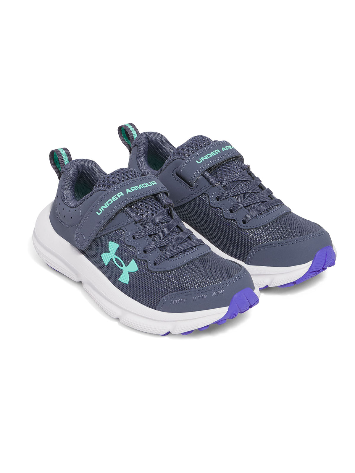 Zapatillas de running UA Assert 10 AC gris para niñas