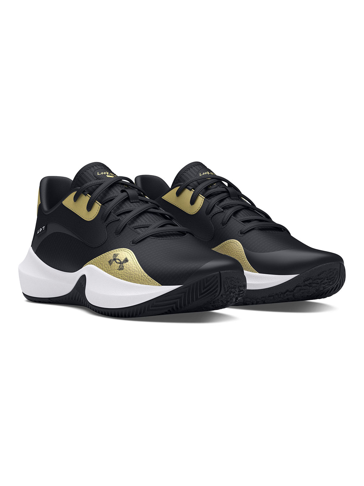 Zapatillas unisex UA Lockdown 7 Basketball negro