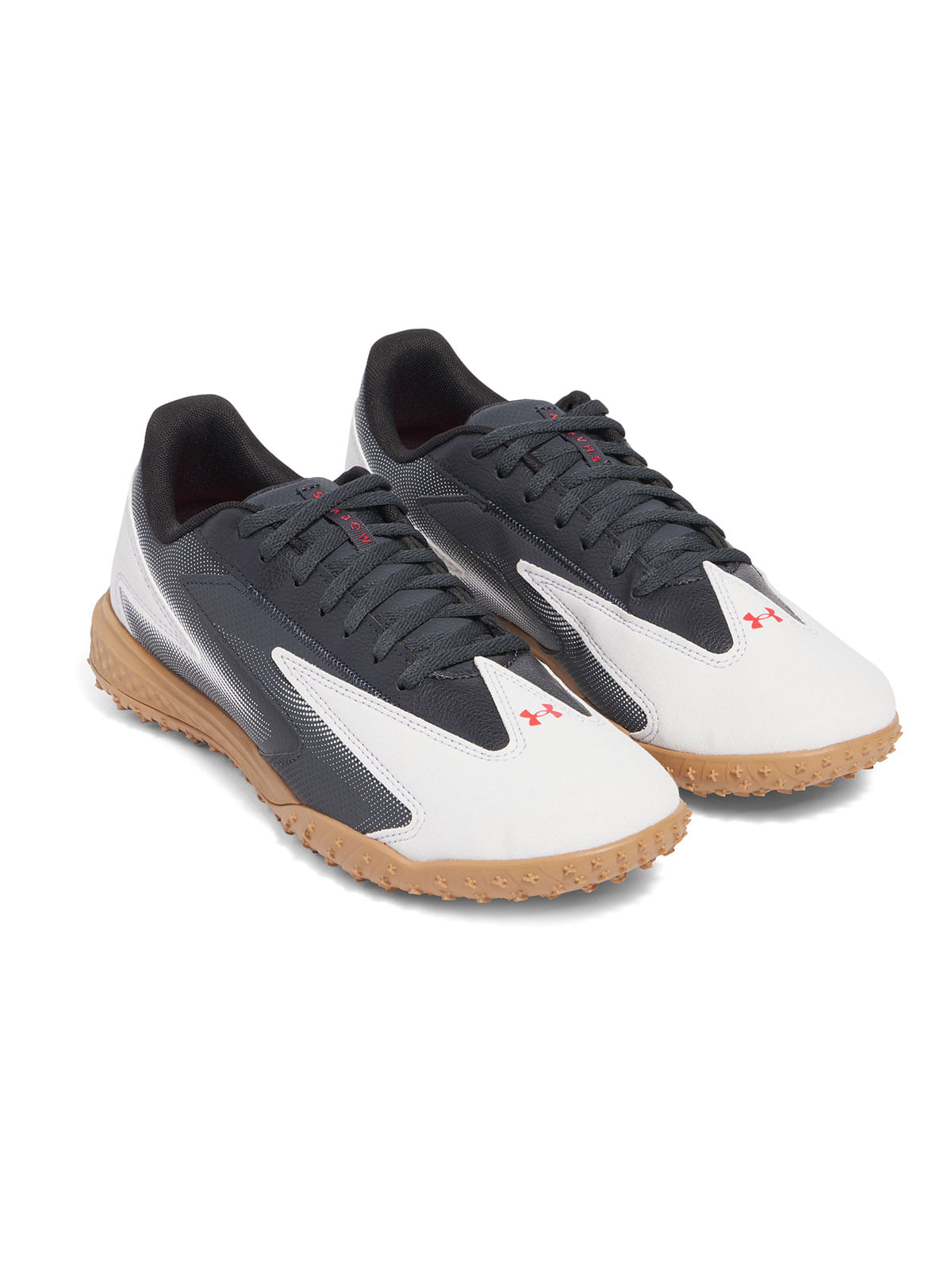 Zapatillas unisex UA shadow turf 3 Fútbol gris