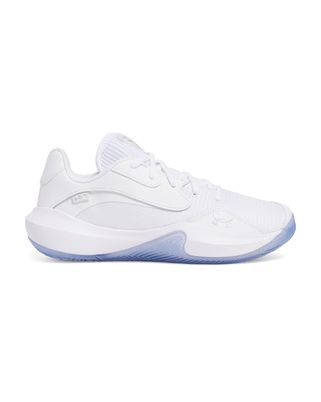 Zapatillas unisex Under Armour Lockdown 7 low Basketball blanco