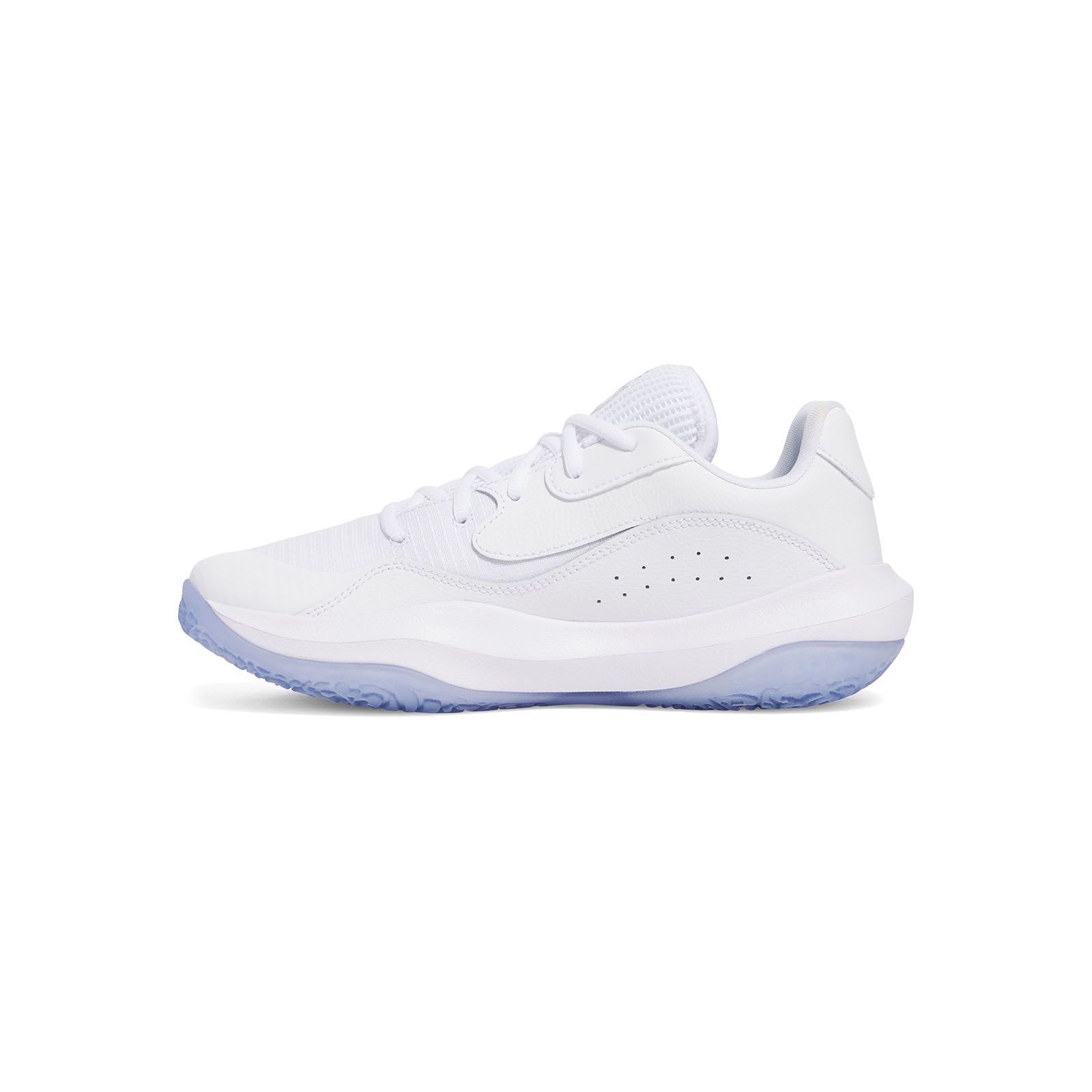 Zapatillas unisex Under Armour Lockdown 7 low Basketball blanco