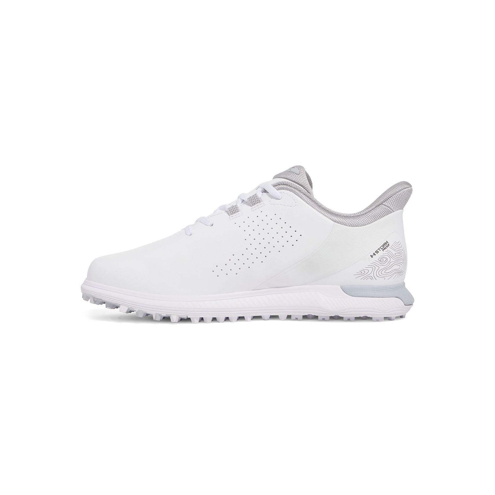 Zapatillas Under Armour drive fade spikeless golf blanco para hombre