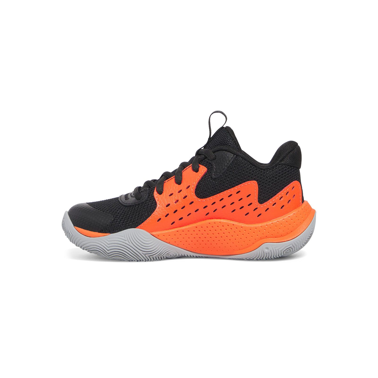 Zapatillas Under Armour jet '23 Basketball negro para niños