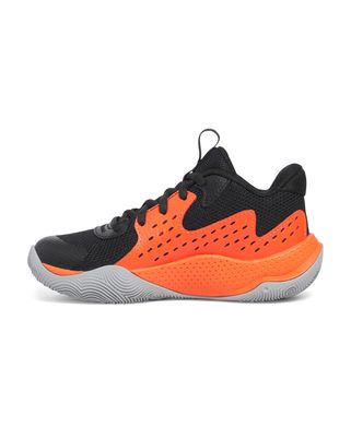 Zapatillas Under Armour jet '23 Basketball negro para niños