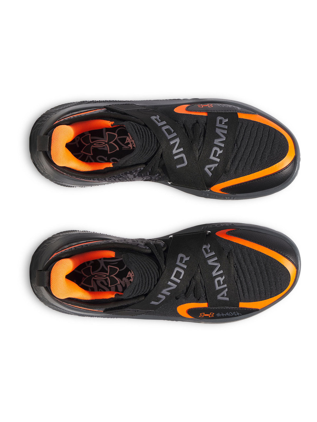 Zapatillas unisex UA Futr x 4 Basketball negro