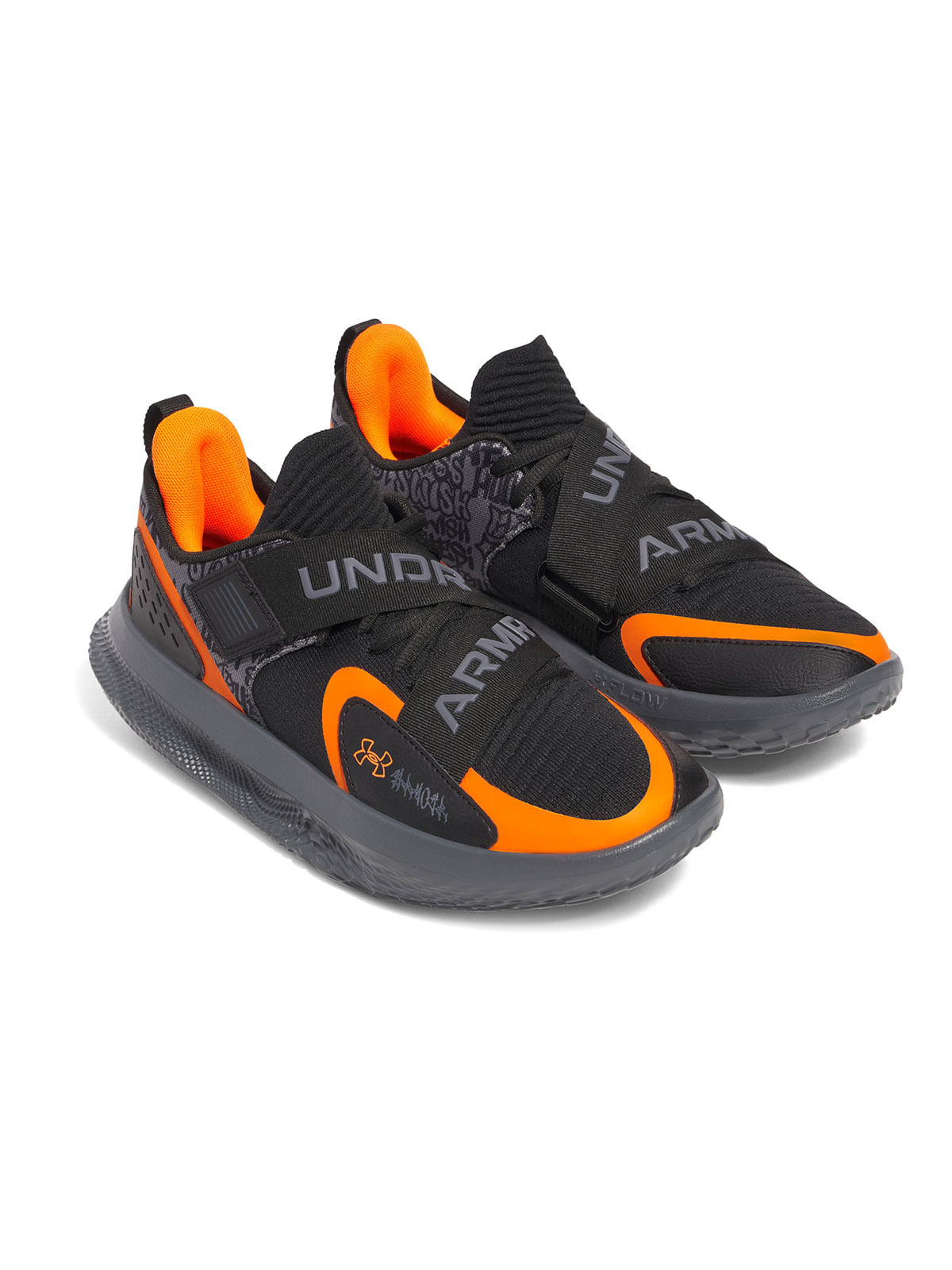 Zapatillas unisex UA Futr x 4 Basketball negro