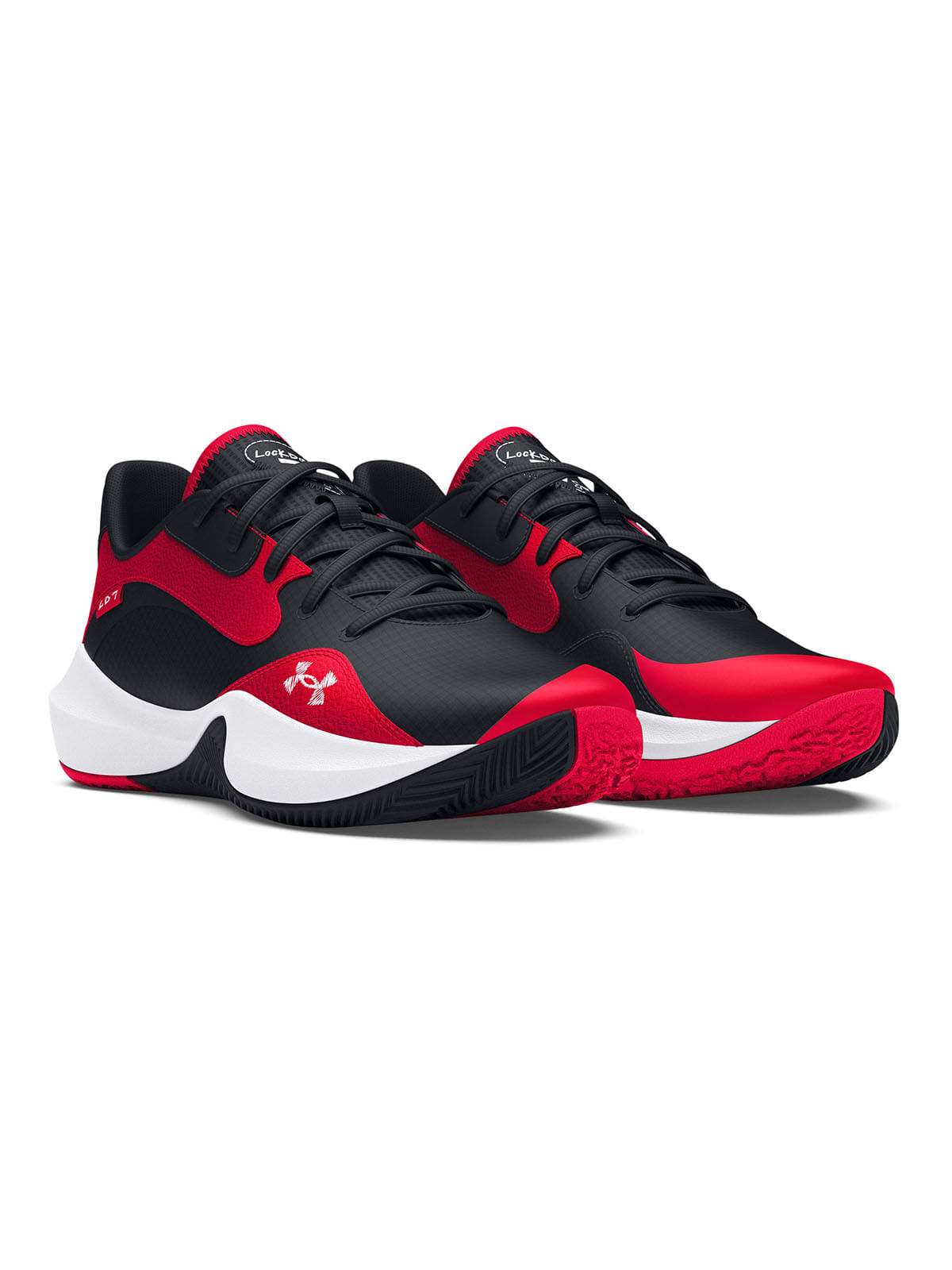 Zapatillas unisex UA Lockdown 7 Basketball rojo