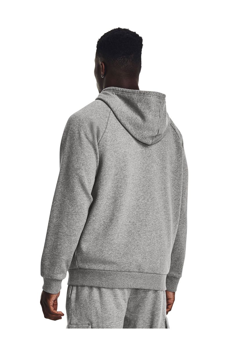 Poleron-UA-Rival-fleece-con-cierre-gris-para-hombre