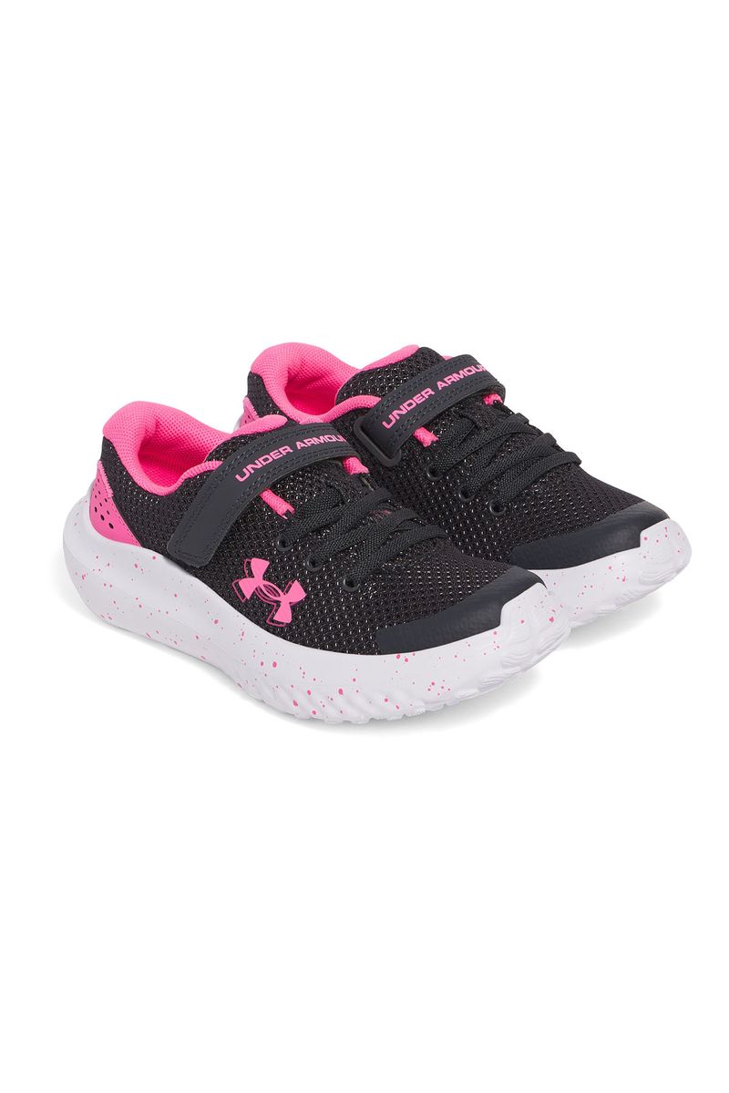 Zapatillas-de-running-UA-Surge-4-AC-gris-para-niñas