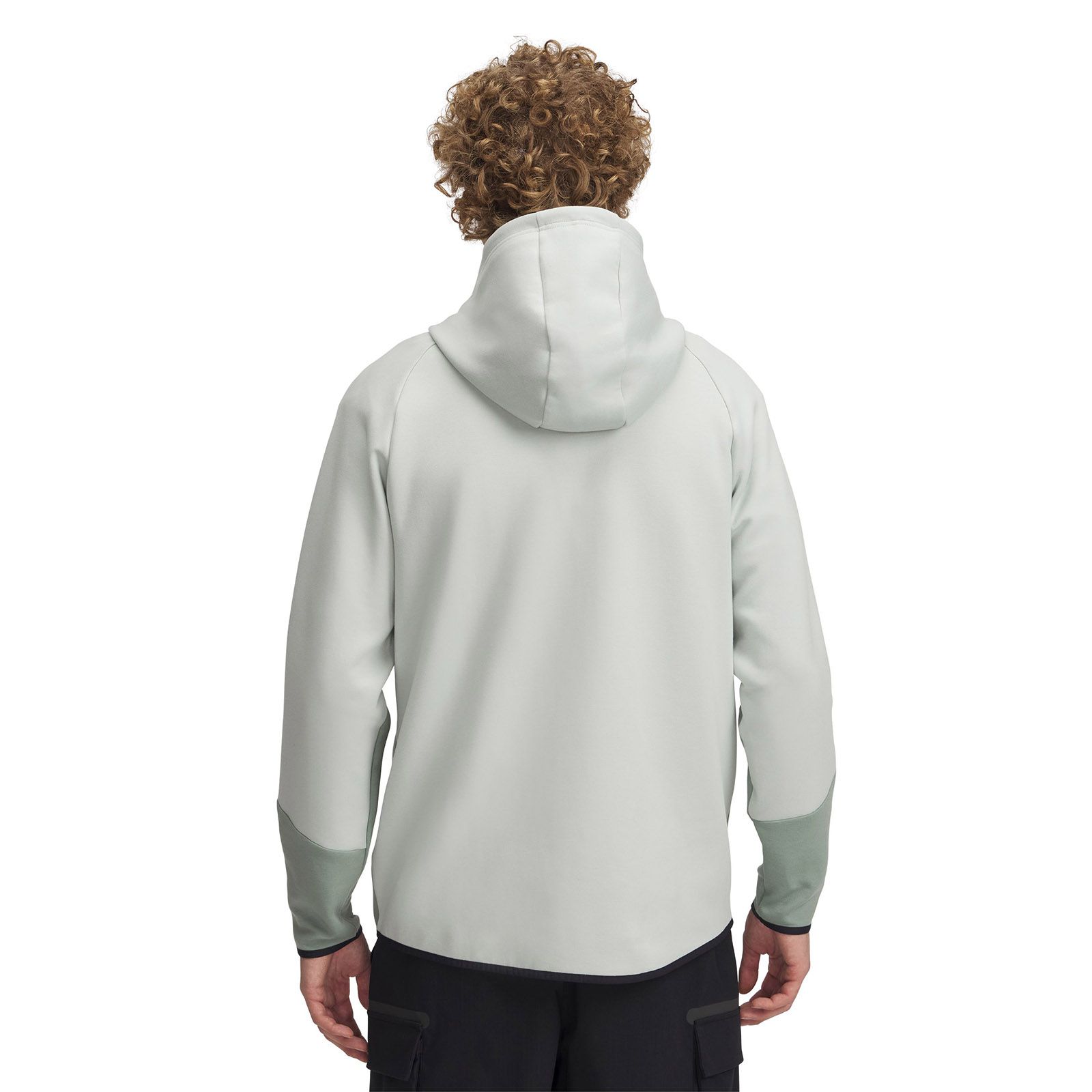 Polerón Under Armour Unstoppable fleece con cierre verde para hombre