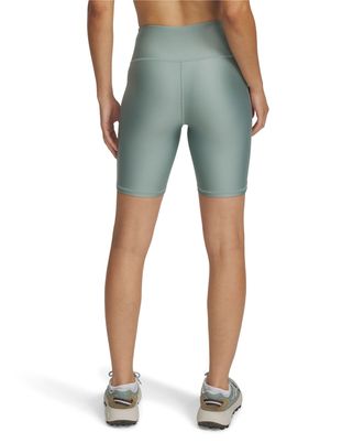 Calzas Under Armour tech bike shorts verde para mujer
