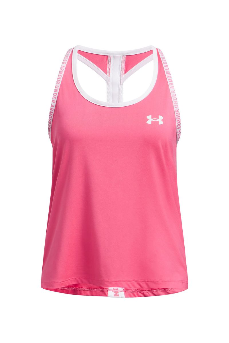 Polera-sin-mangas-UA-knockout-rosado-para-niñas