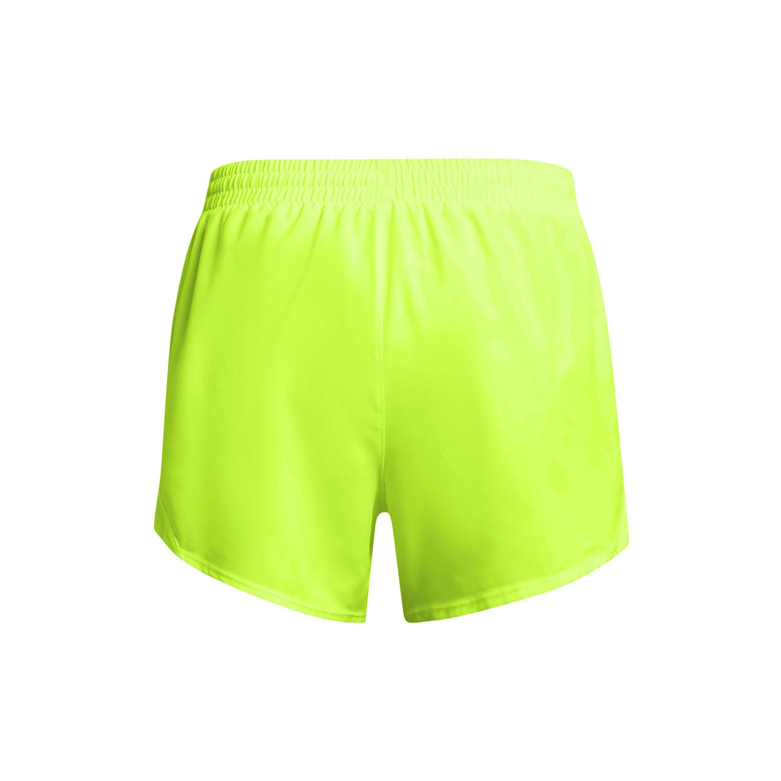 Shorts Under Armour fly-by amarillo para mujer