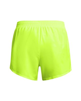 Shorts Under Armour fly-by amarillo para mujer