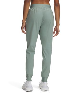 Pantalón Under Armour Rival tiro alto verde para mujer
