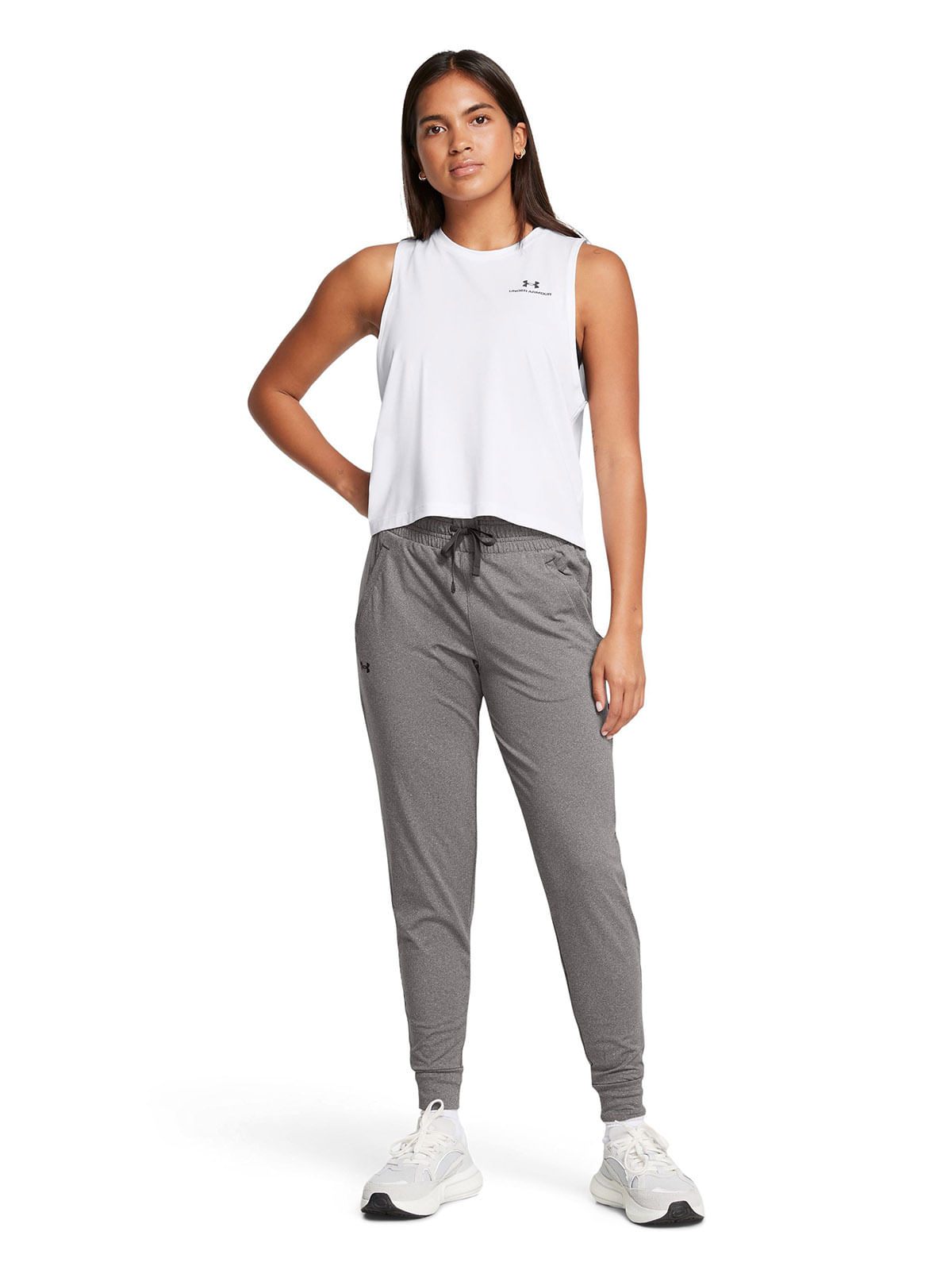 Pantalón UA tech gris para mujer