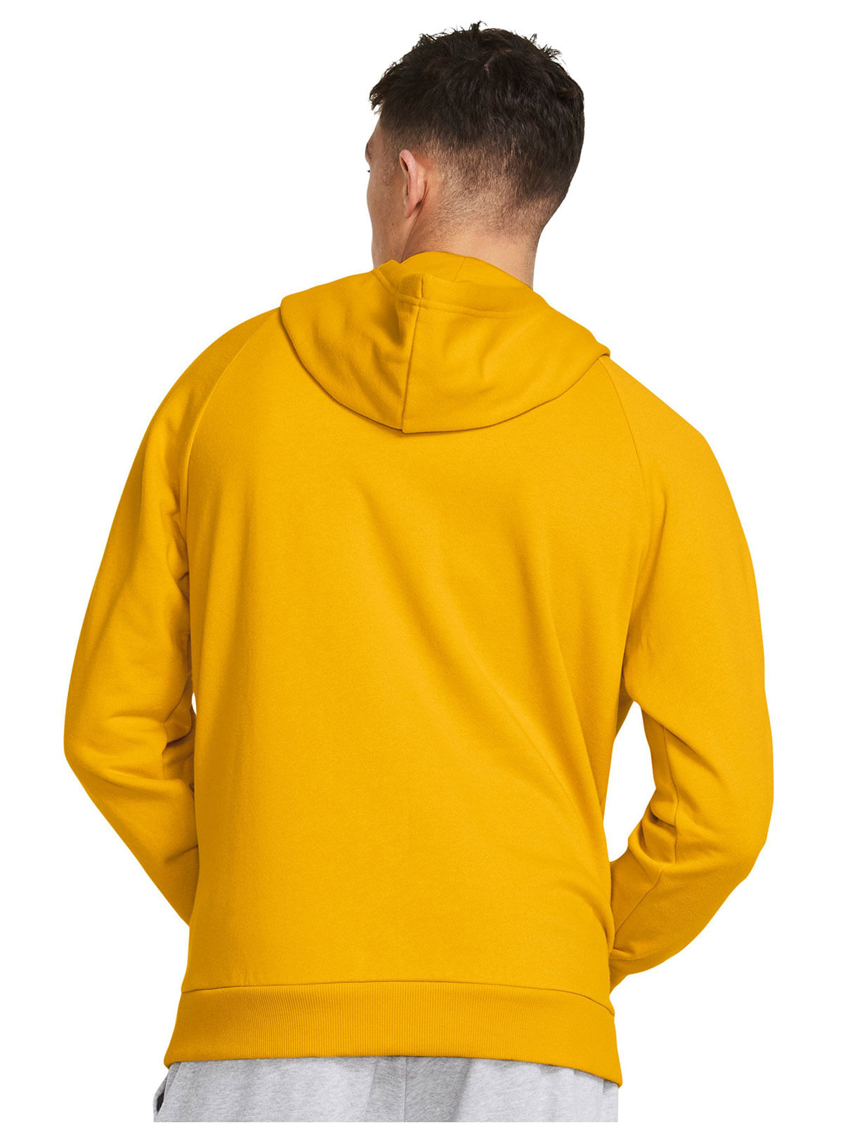 Polerón UA Rival fleece amarillo para hombre