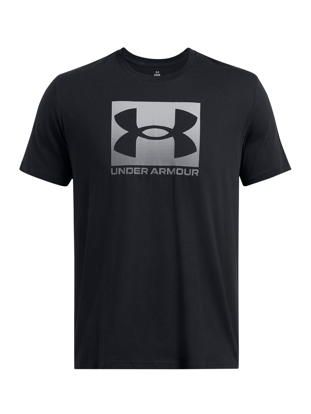 Polera manga corta UA boxed sports negro para hombre
