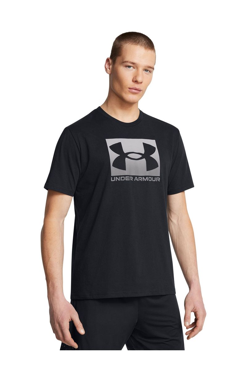 Polera-manga-corta-UA-boxed-sports-negro-para-hombre