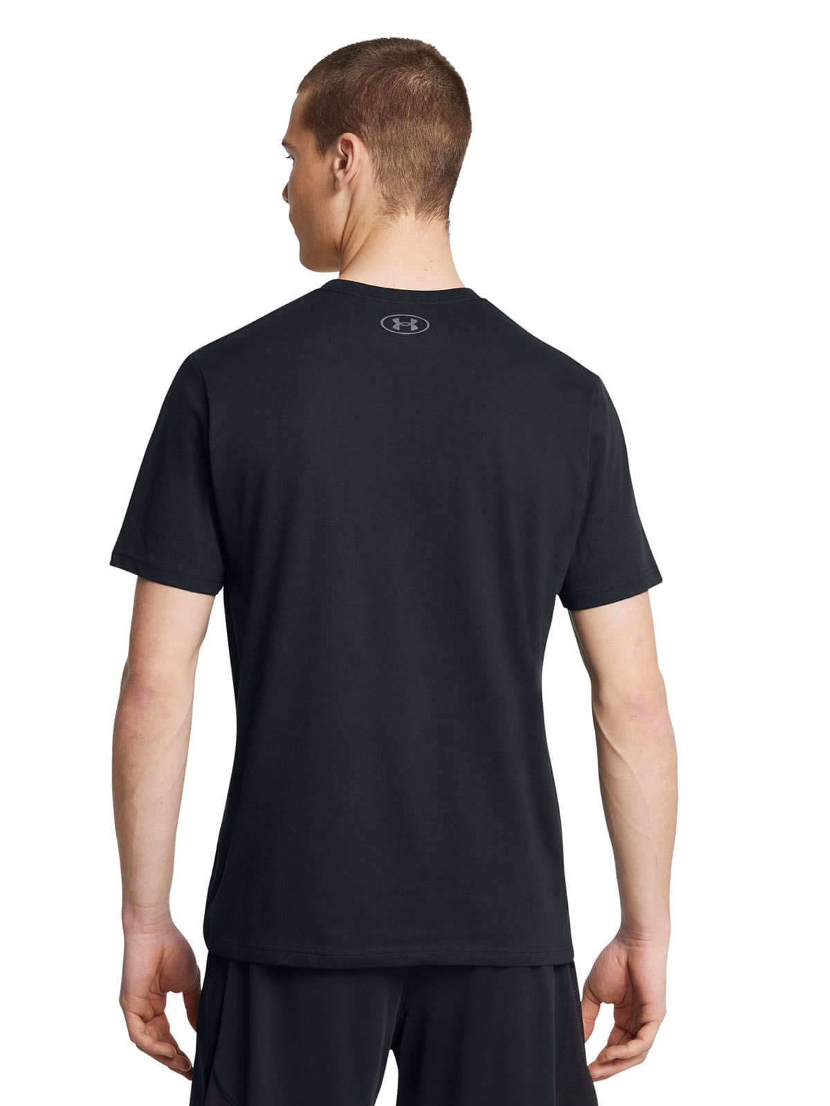 Polera manga corta UA boxed sports negro para hombre