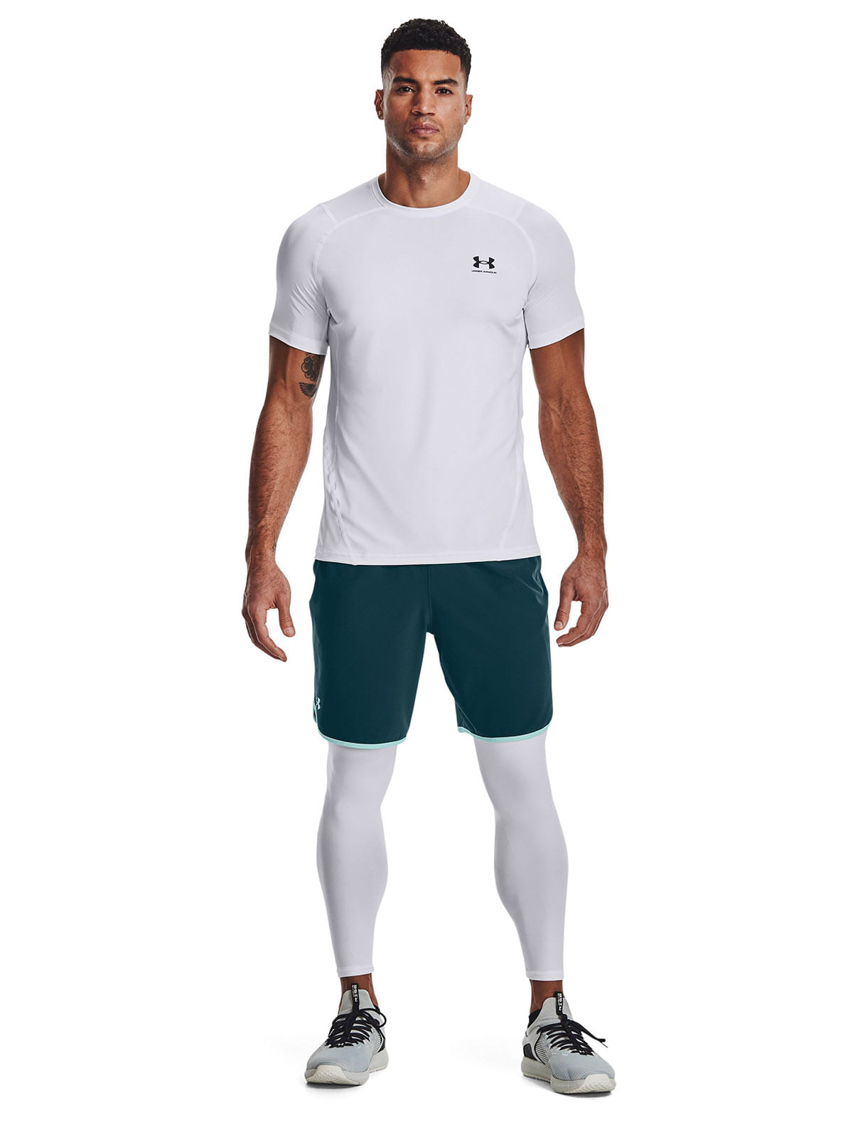 Primera capa inferior Heatgear blanco para hombre