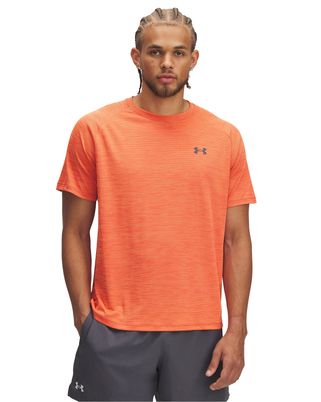 Polera manga corta Under Armour tech naranjo para hombre