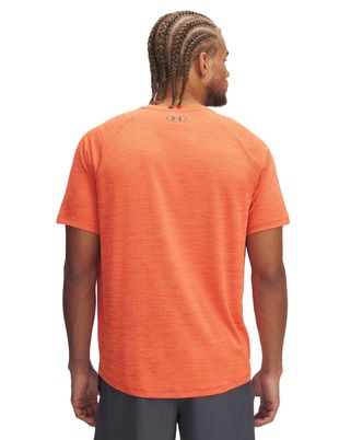 Polera manga corta Under Armour tech naranjo para hombre