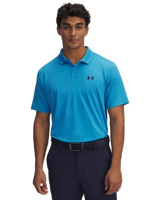 Polera manga corta Under Armour matchplay azul para hombre