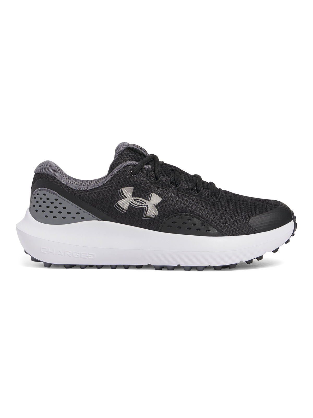 Zapatillas UA Surge golf negro para hombre