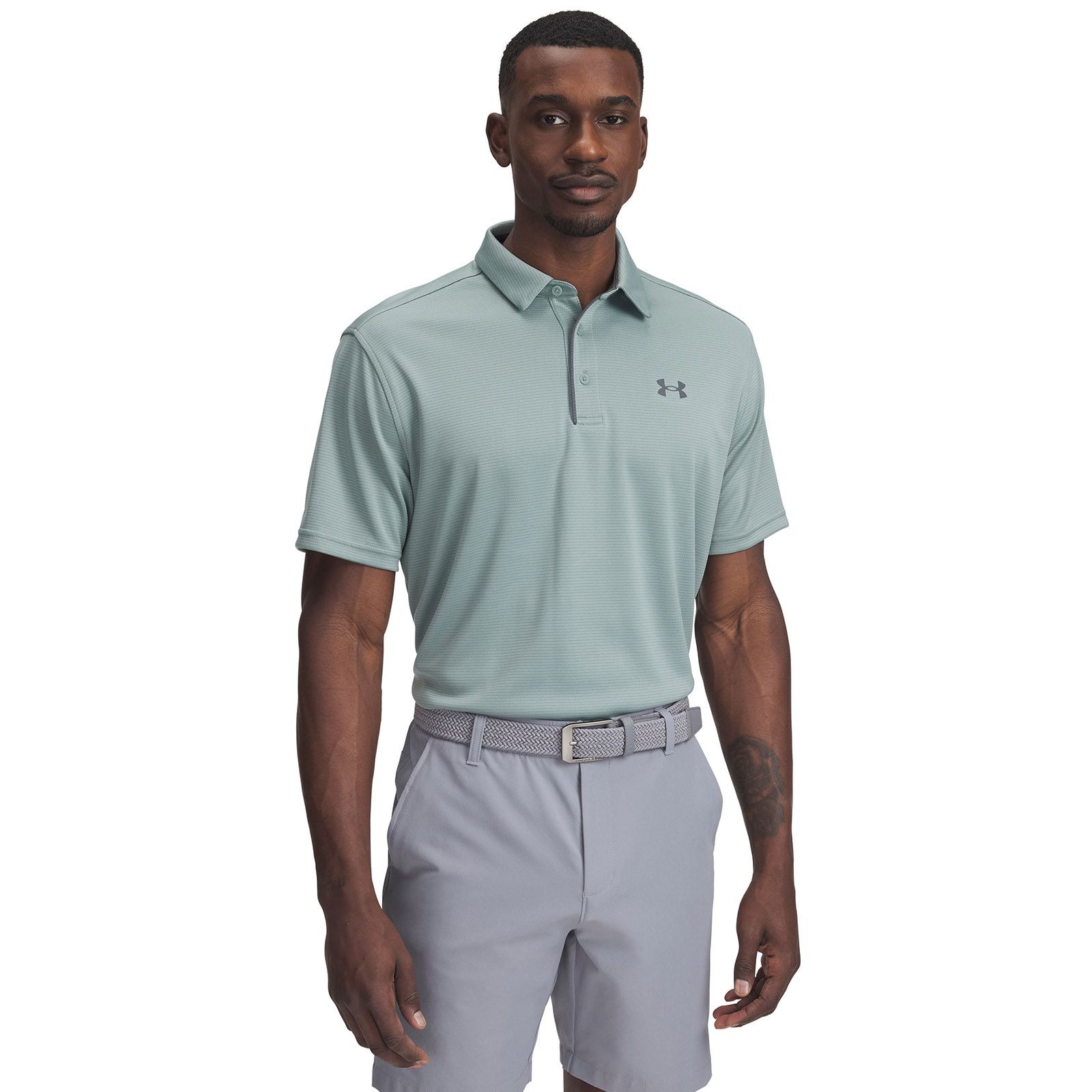 Polo manga corta Under Armour tech verde para hombre