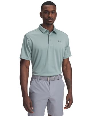 Polo manga corta Under Armour tech verde para hombre