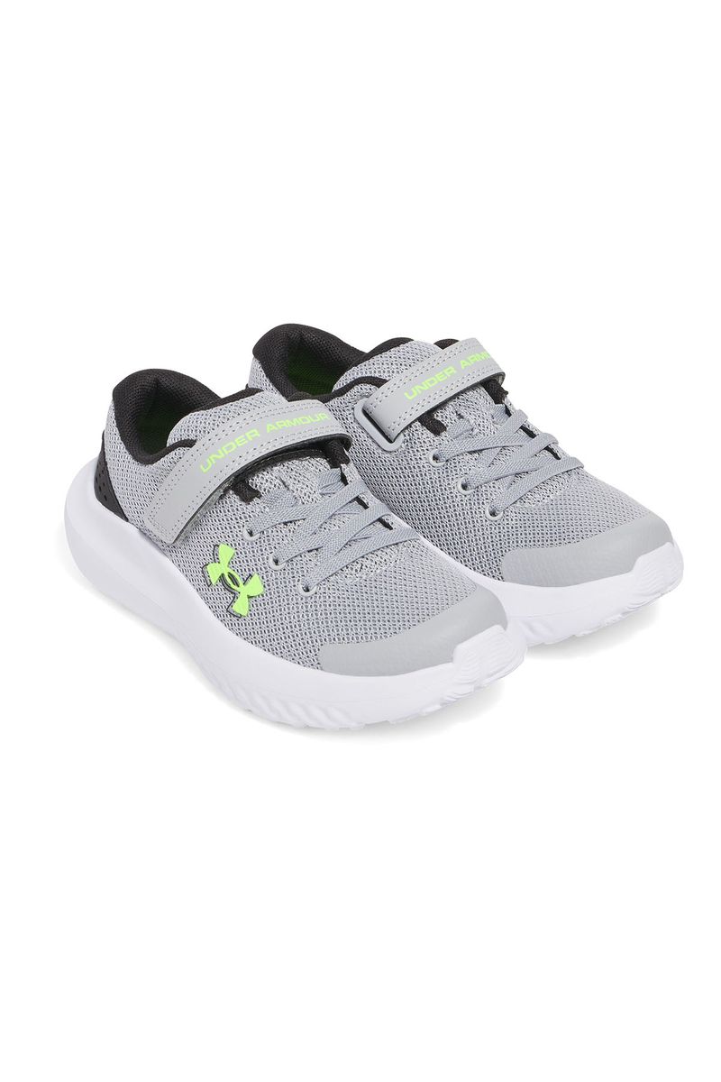Zapatillas-de-running-UA-Surge-4-AC-gris-para-niños