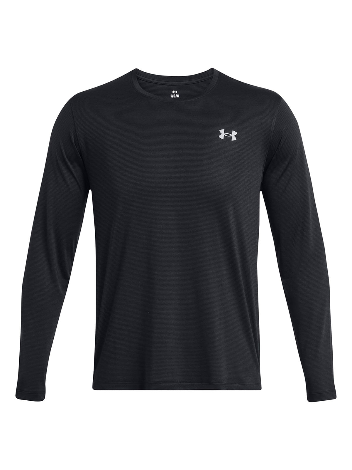 Polera manga larga UA launch negro para hombre