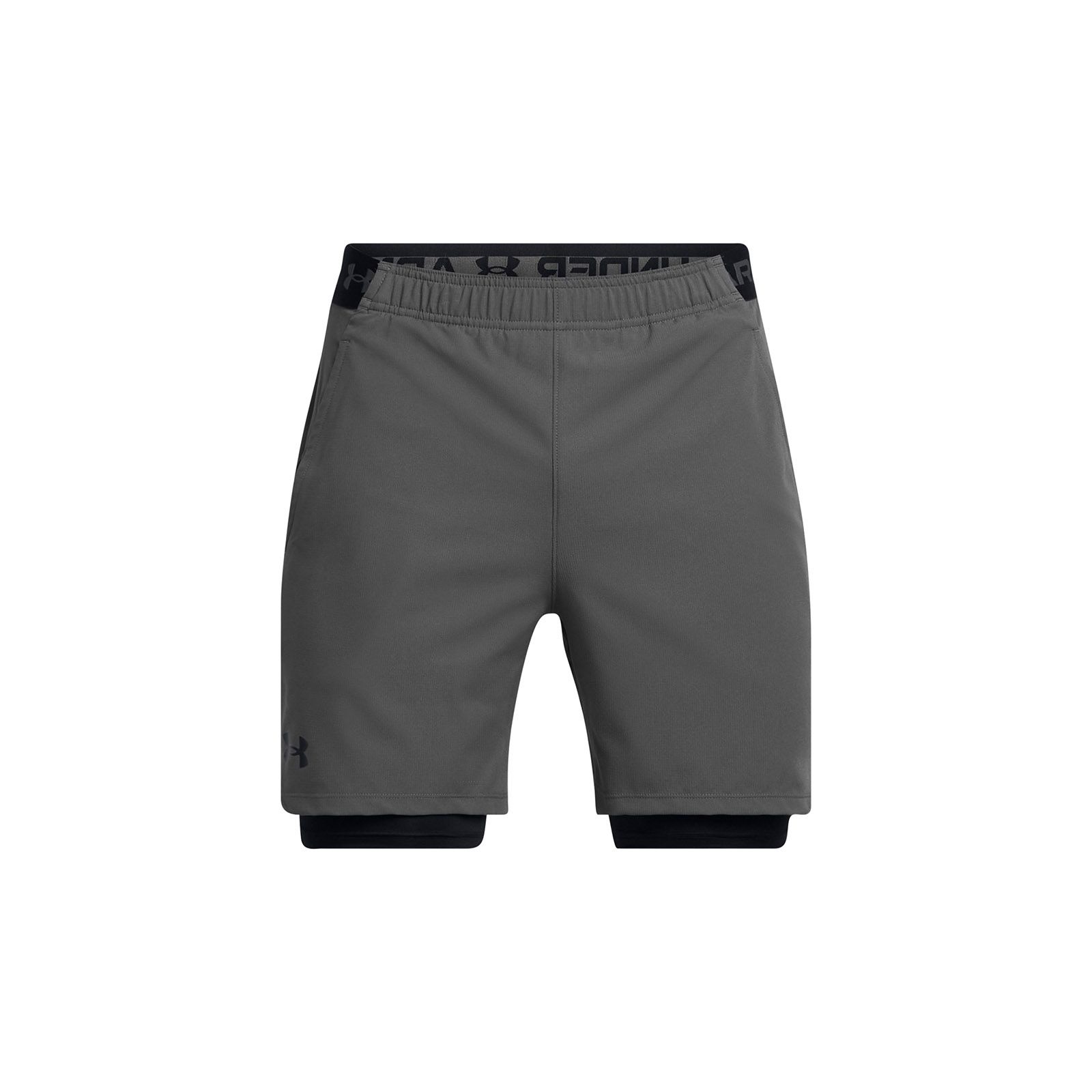 Shorts Under Armour vanish woven 2-en-1 gris para hombre