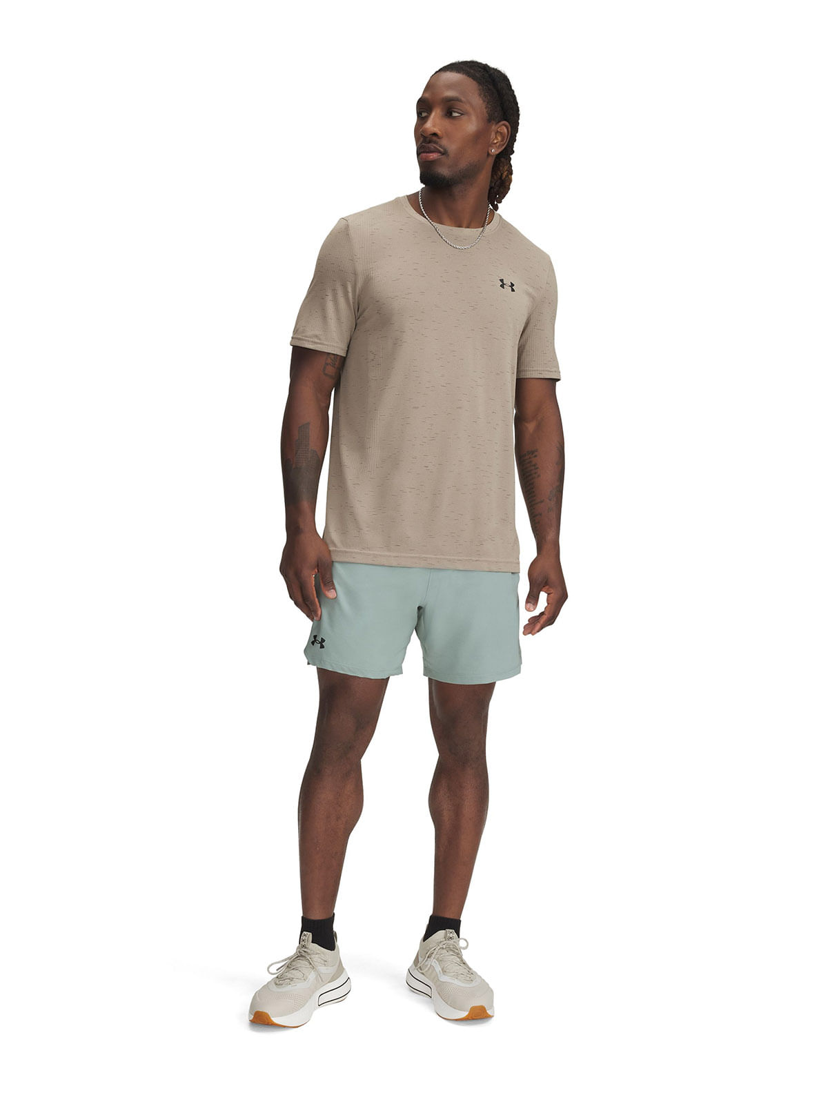 Shorts UA vanish woven verde para hombre