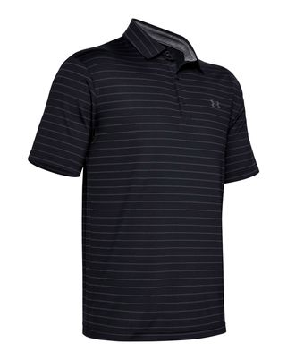 Polo manga corta Under Armour playoff negro para hombre