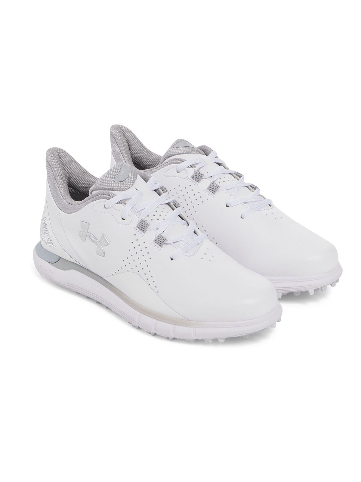 Zapatillas UA drive fade spikeless blanco para mujer
