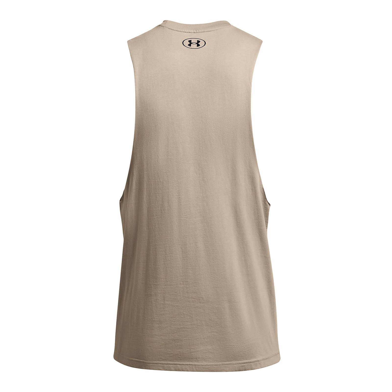 Polera sin mangas Under Armour Leftchest café para hombre