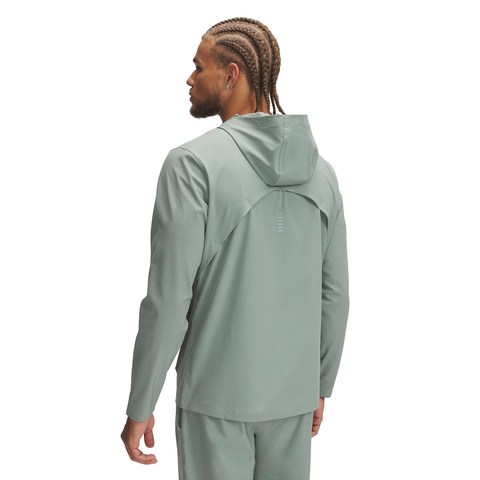 Chaqueta Under Armour outrun the storm verde para hombres