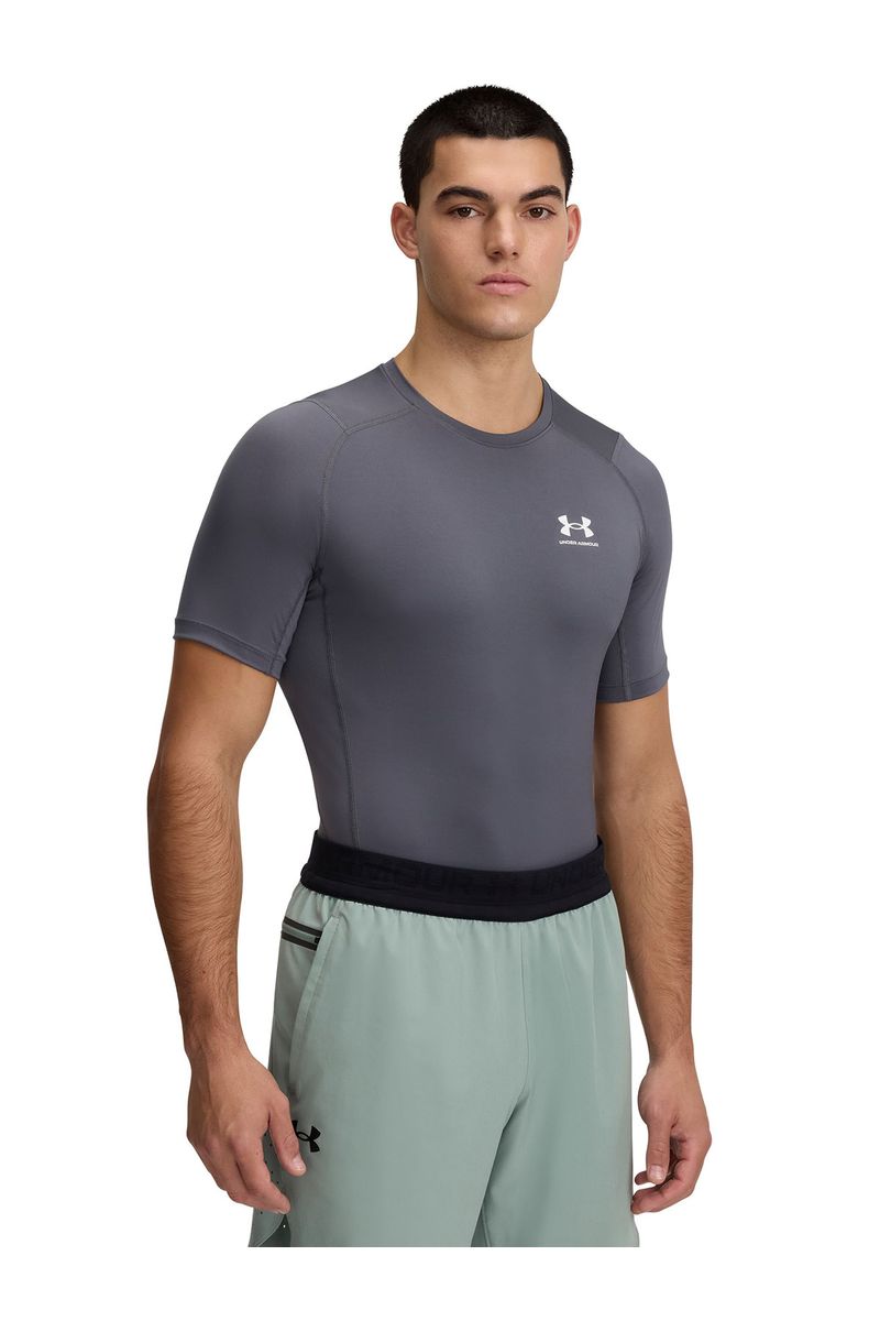 Primera-capa-manga-corta-Heatgear-gris-para-hombre