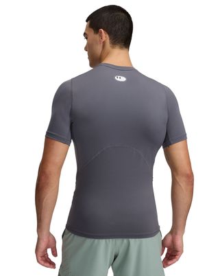 Primera capa manga corta Heatgear gris para hombre Under Armour