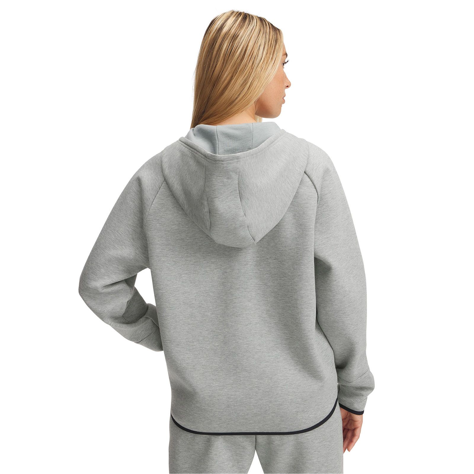 Polerón Under Armour Unstoppable fleece con cierre verde para mujer