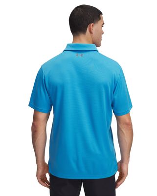 Polo manga corta Under Armour tech azul para hombre