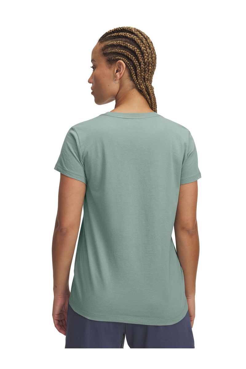 Polera-manga-corta-UA-Rival-verde-para-mujer